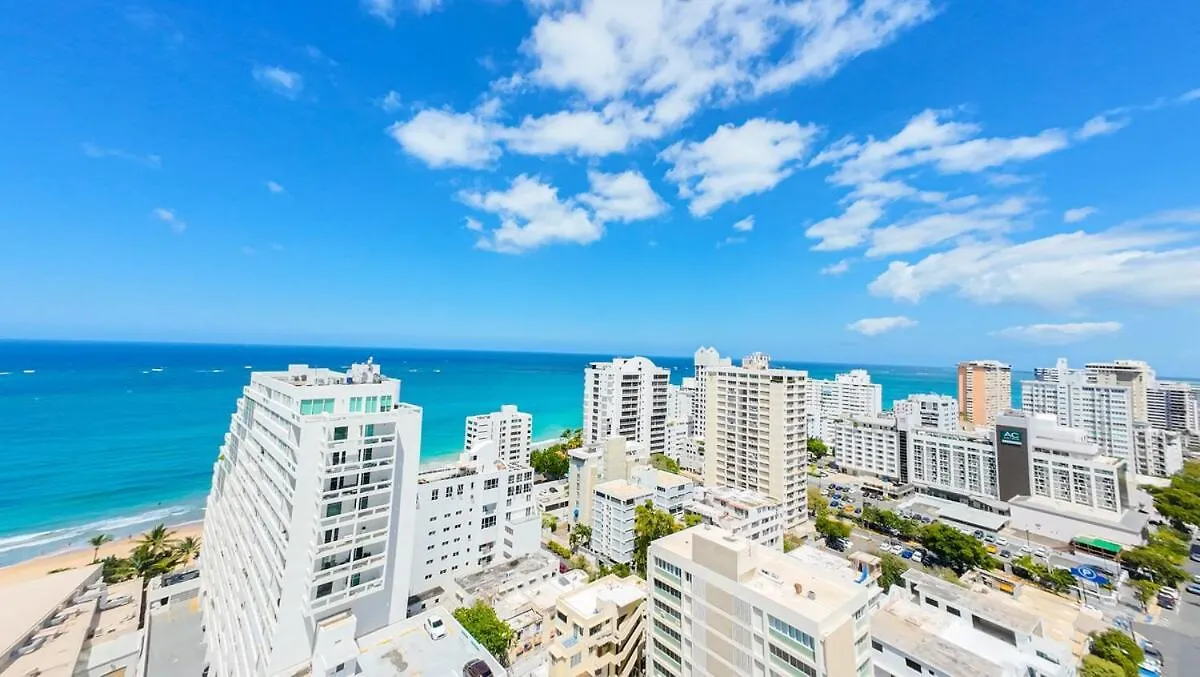 Deluxe Ocean View Studio With Free Parking & Pool San Juan 0*,
